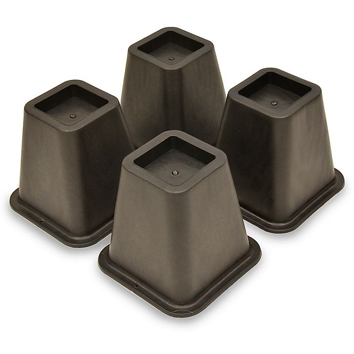 slide 3 of 4, Bios Living Bedroom Manager Bed Risers, 4 ct