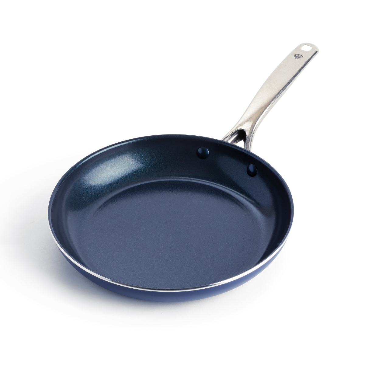 slide 1 of 19, Blue Diamond Enhanced Ceramic Non-Stick Frypan - Blue, 10 in