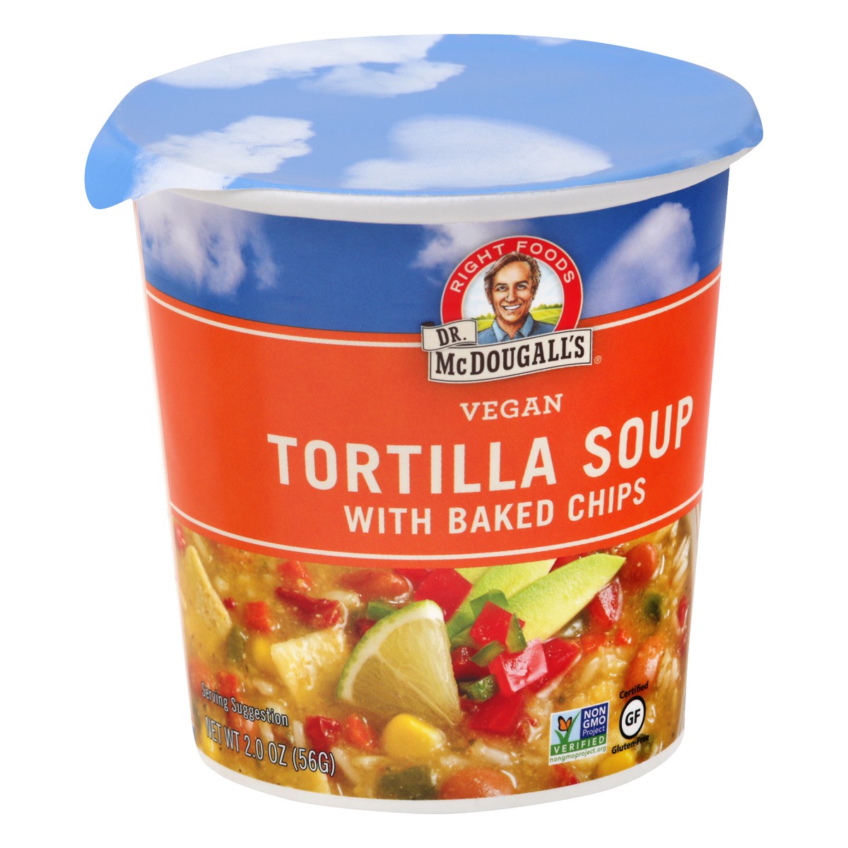 slide 5 of 13, Dr. McDougall's Vegan With Baked Chips Tortilla Soup 2 oz, 2 oz