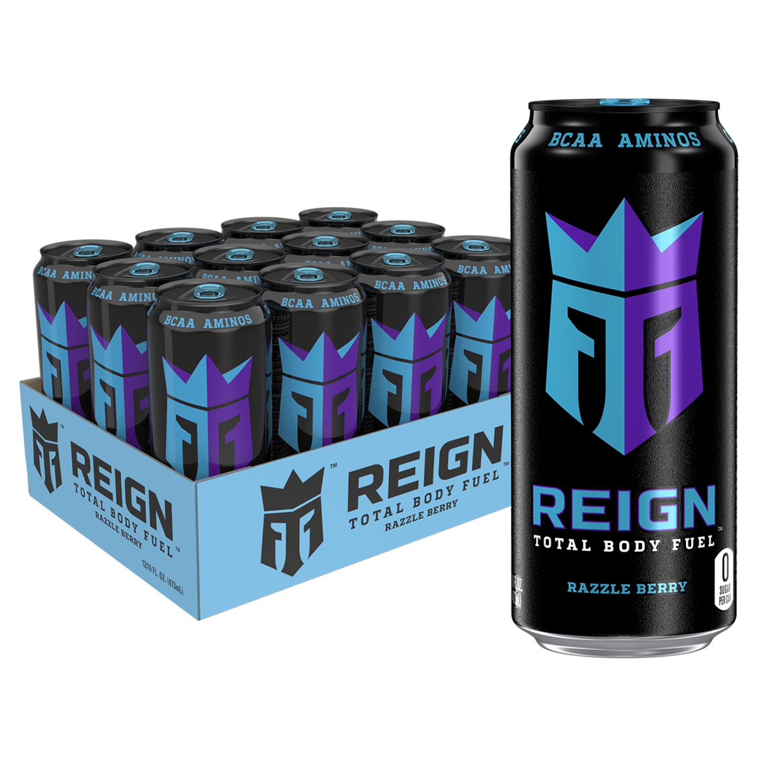 slide 1 of 5, Reign Total Body Fuel Razzle Berry, Performance Energy Drink - 16 oz, 16 oz