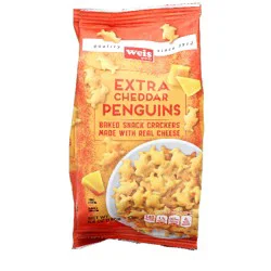 Weis Quality Extra Cheddar Cheese Penguins Crackers