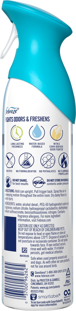 slide 3 of 3, Febreze Odor-Fighting Air Freshener, Bora Bora Waters, 8.8 fl oz, 8.8 oz