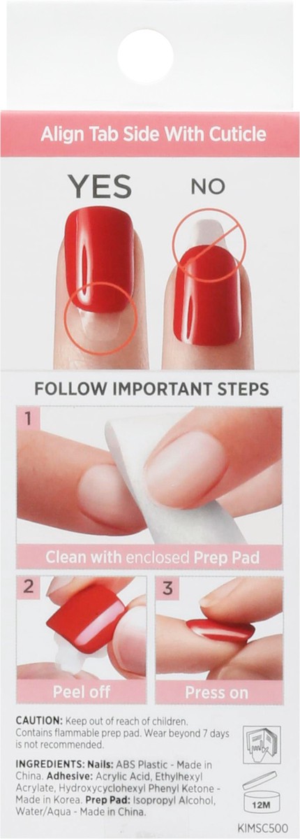 slide 10 of 14, imPRESS Press-On Manicure Time Slip Short Length Nails 30 ea, 30 ct