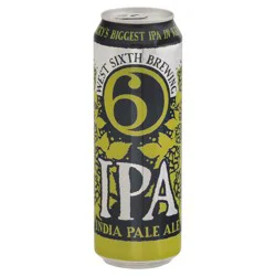 West Sixth Brewing IPA India Pale Ale Beer 1 pint