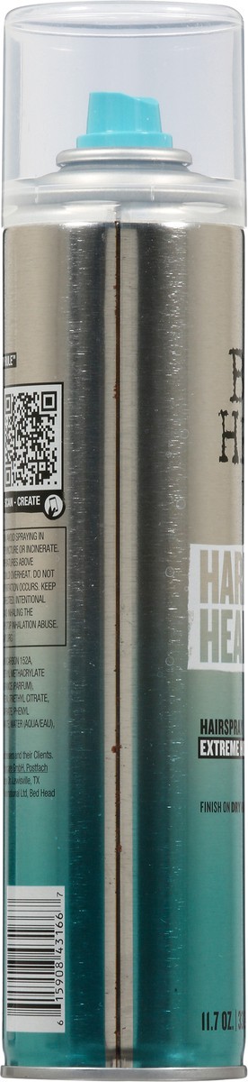 slide 12 of 12, Bed Head Hard Head Extreme Hold 5 Hairspray 11.7 oz, 11.7 oz