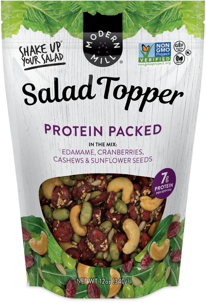 slide 1 of 1, Modern Mill Protein Packed Salad Topper, 12 oz