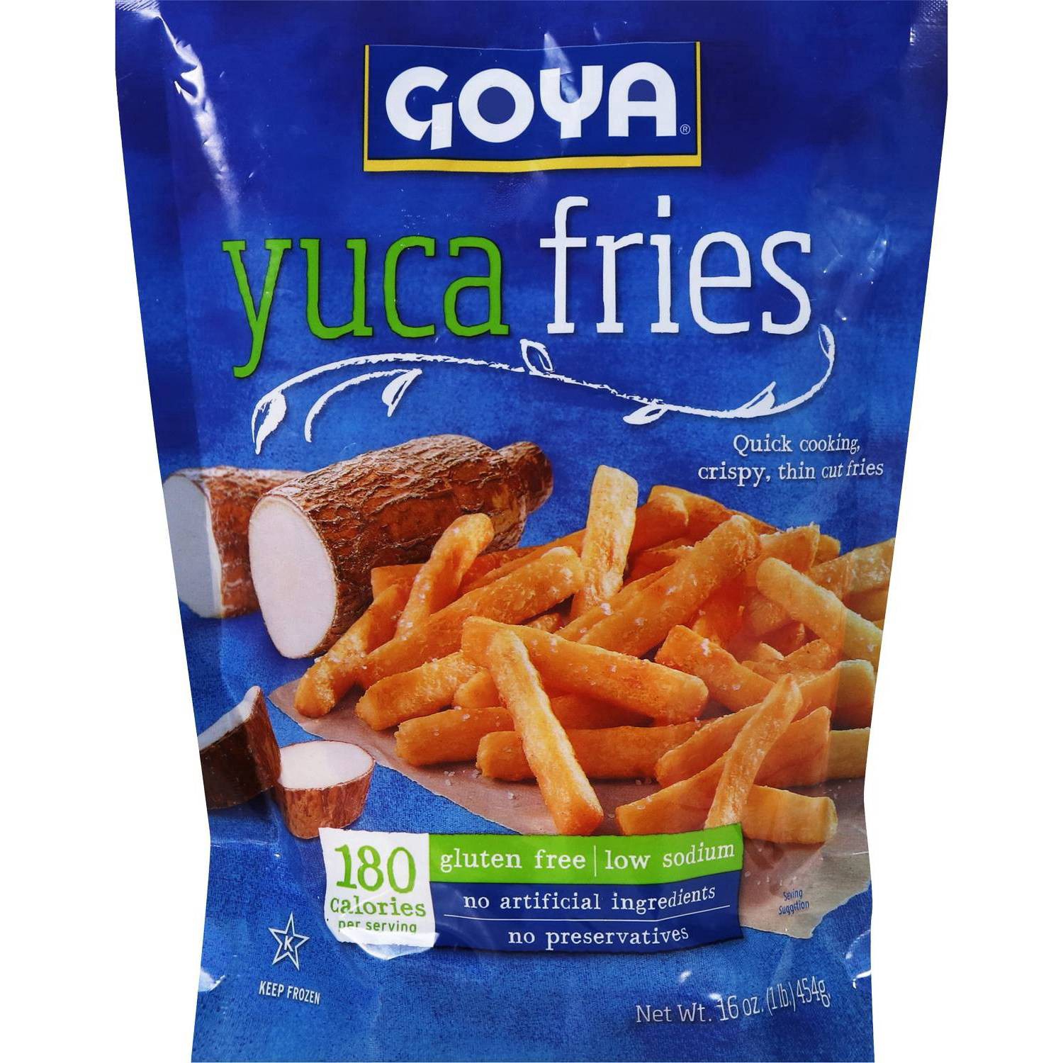 slide 9 of 17, Goya Vegan Gluten Free Yuca Frozen Fries - 16oz, 16 oz