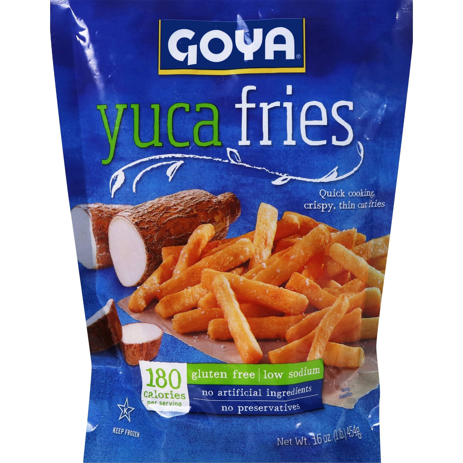 slide 15 of 17, Goya Vegan Gluten Free Yuca Frozen Fries - 16oz, 16 oz