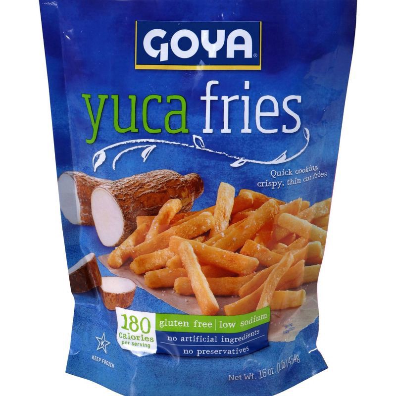 slide 1 of 17, Goya Vegan Gluten Free Yuca Frozen Fries - 16oz, 16 oz