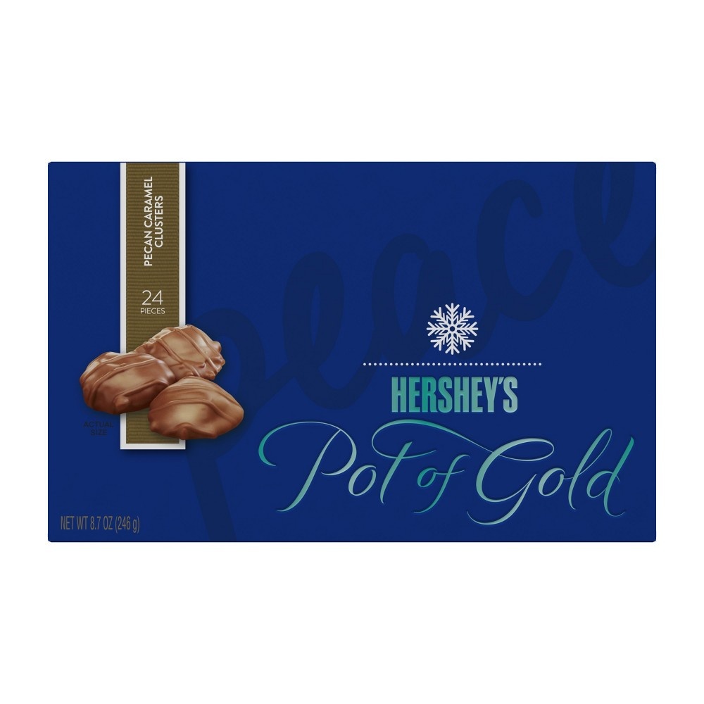 slide 4 of 5, Hershey's Pot Of Gold Christmas Caramel Collection, 8.7 oz
