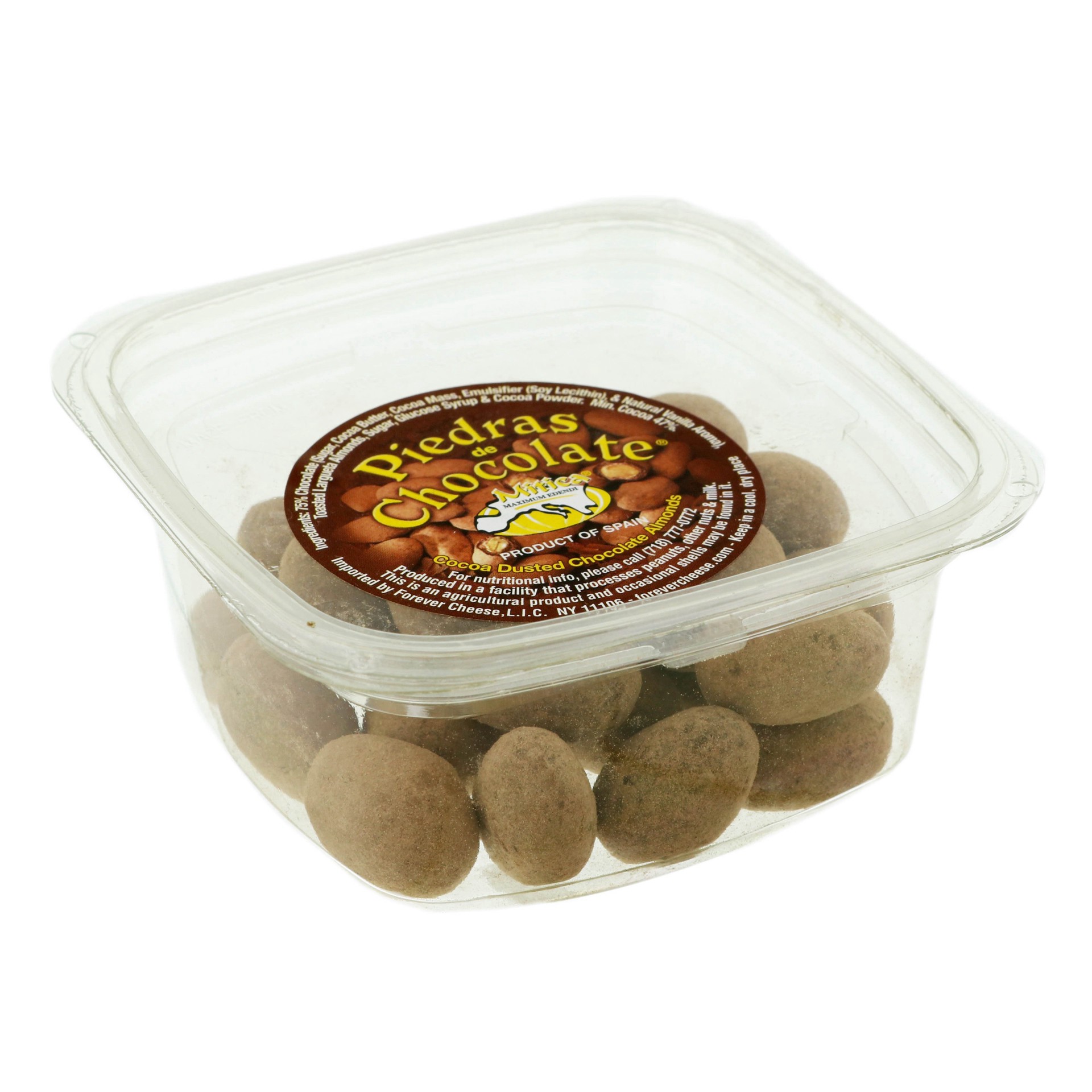 slide 1 of 1, Mitica Cocoa Dusted Chocolate Largueta Almonds, per lb