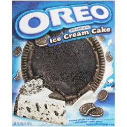 Oreo Premium Ice Cream Cake Made with Oreo Cookies and Vanilla Ice Cream, 46 oz