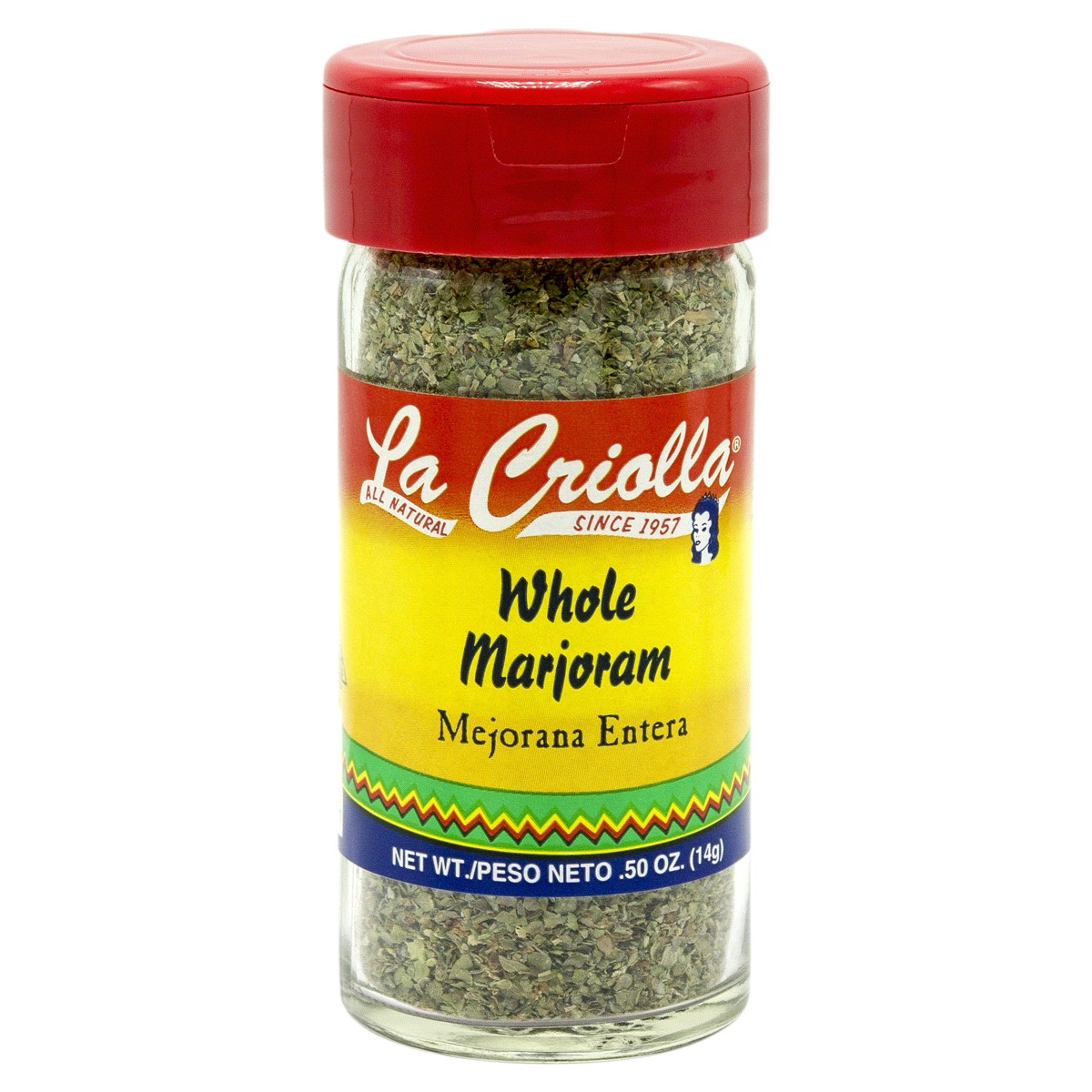 slide 1 of 9, La Criolla Whole Marjoram,., 50 oz