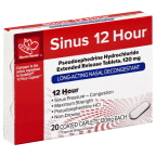 slide 1 of 1, Harris Teeter Sinus 12 Hour - Maximum Strength, 20 ct