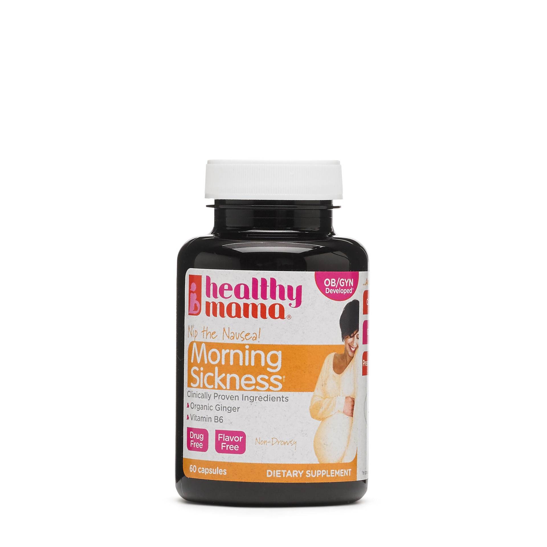 slide 1 of 1, Healthy Mama Nip The Nausea! Morning Sickness Capsules, 60 ct