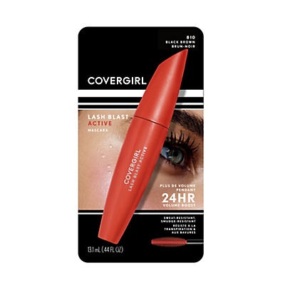 slide 1 of 1, Covergirl Lash Blast Active Mascara, Black-Brown, 0.44 oz