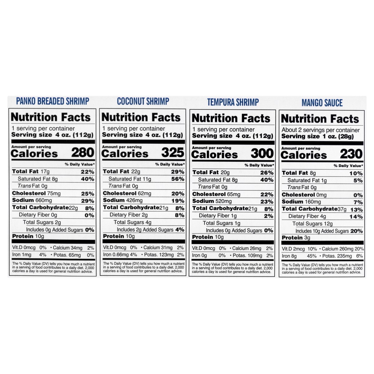 slide 12 of 12, Johnny Seafood Crispy Oven Ready Coconut/Breaded/Tempura Shrimp Party Pack 14 oz, 14 oz