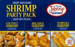 Johnny Seafood Crispy Oven Ready Coconut/Breaded/Tempura Shrimp Party Pack 14 oz