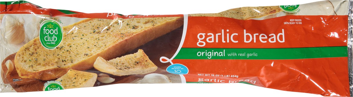 slide 9 of 9, Food Club Italian-Style Original Garlic Bread 16 oz, 