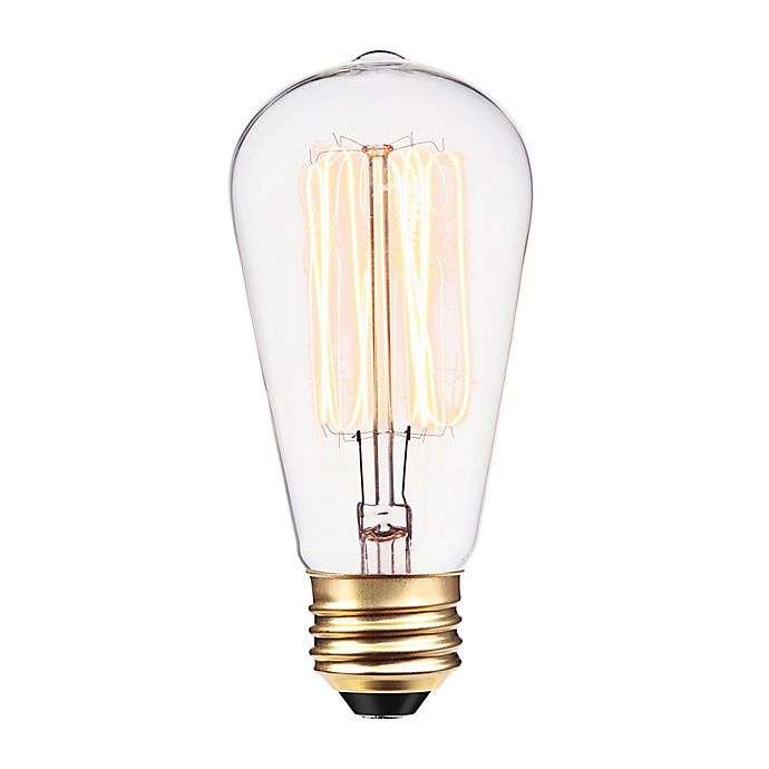 slide 2 of 5, Globe Electric Vintage Edison 60-Watt E26 Bulb, 3 ct