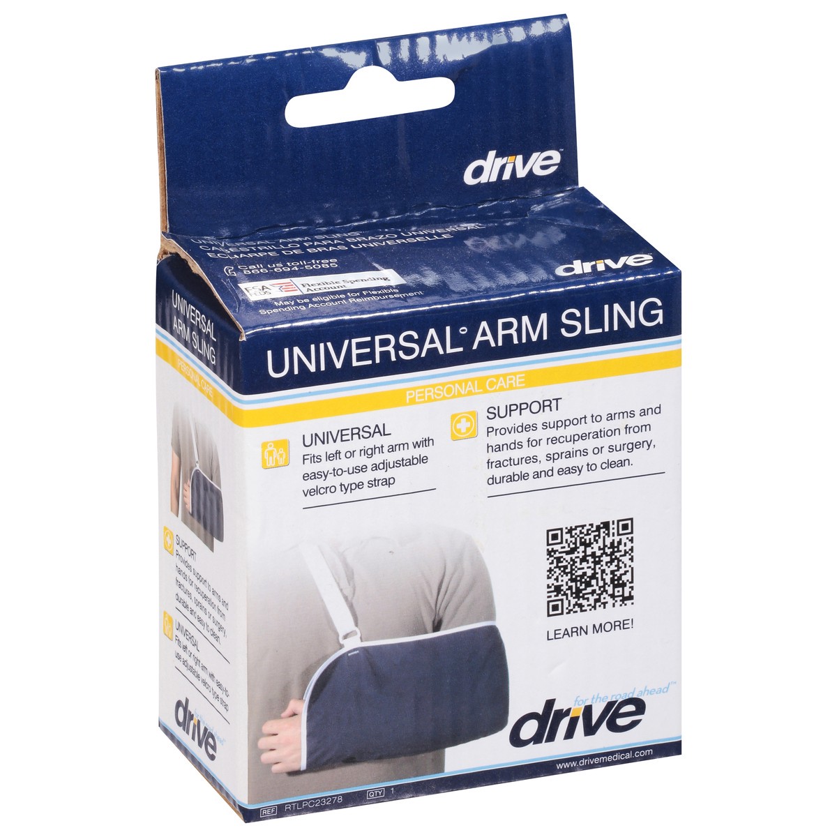 slide 2 of 9, Drive Medical Universal Arm Sling, 1 ct