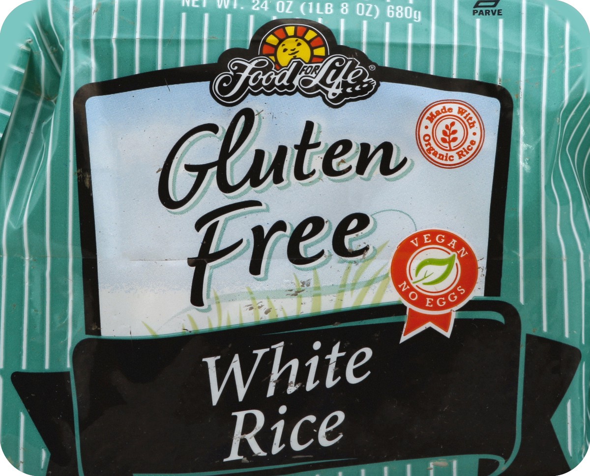 slide 5 of 6, Food for Life Bread, Gluten Free, White Rice, 24 oz