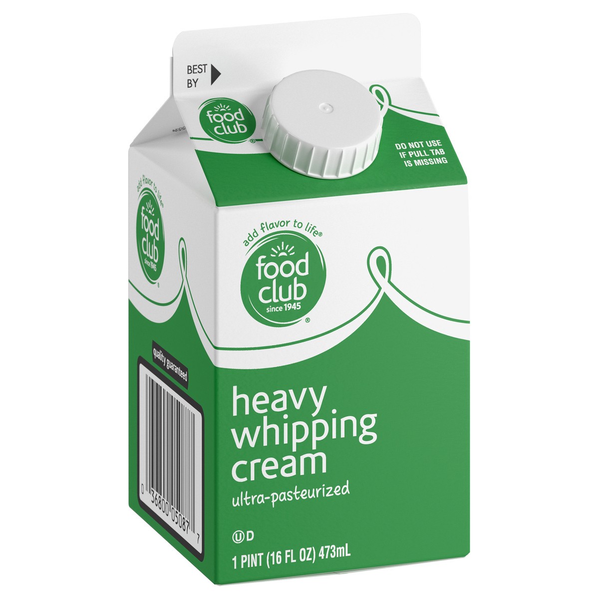 slide 12 of 12, Food Club Ultra-Pasteurized Heavy Whipping Cream 1 pt, 16 oz