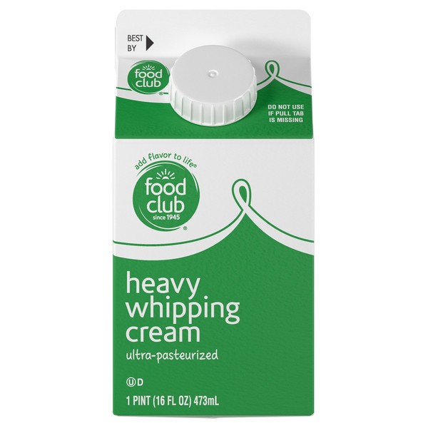 slide 1 of 2, Food Club 36% Milkfat Heavy Whipping Cream 1 pt, 16 oz