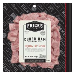 Frick's Ham, Boneless, Cubed, 12 oz