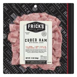 Frick's Ham, Boneless, Cubed, 12 oz