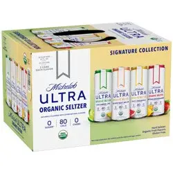 Michelob ULTRA Organic Hard Seltzer, Variety Pack, 12 Pack, 12 FL OZ Slim Cans