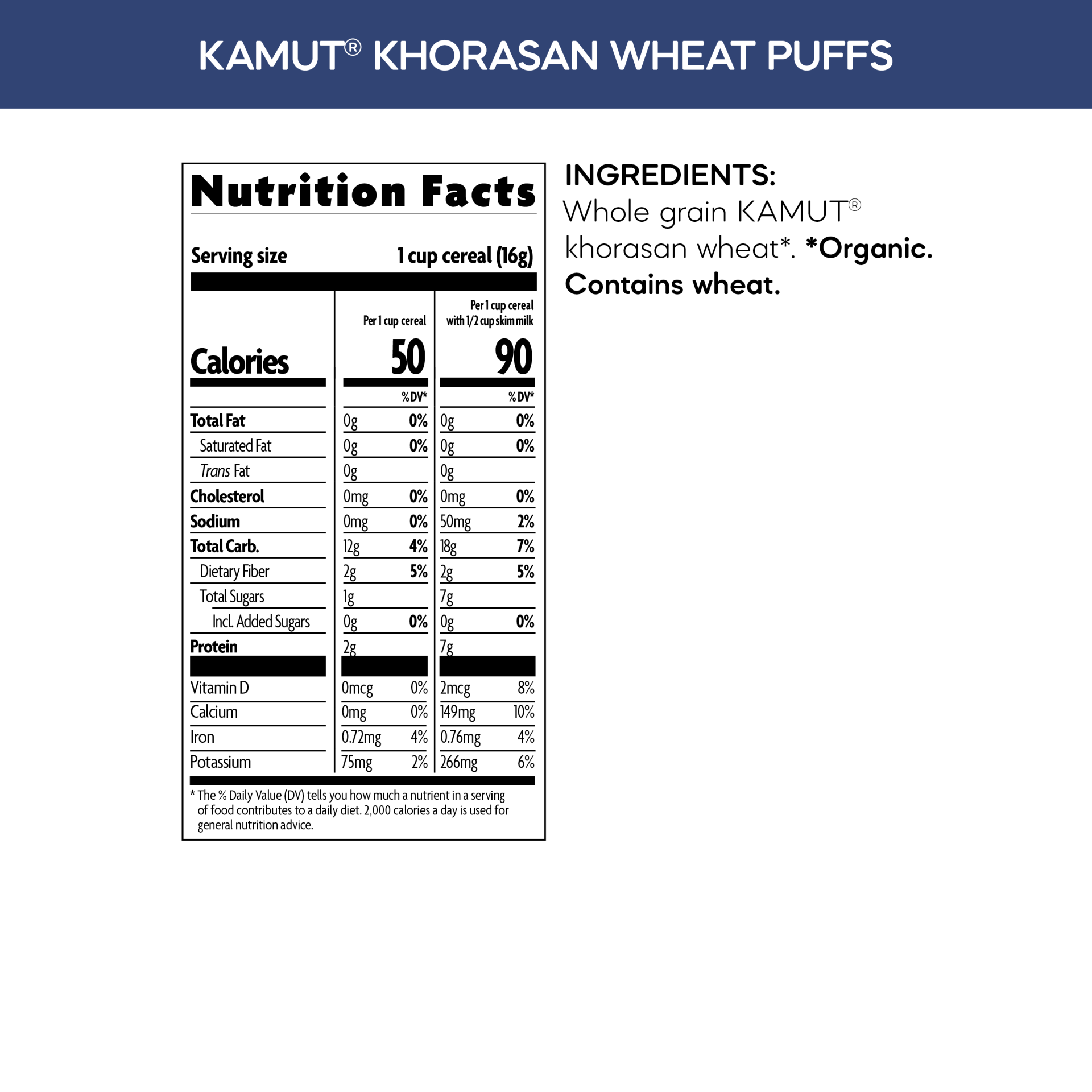 slide 3 of 6, Nature's Path Organic Kamut Khorasan Wheat Puffs Cereal 6 oz Bag, 6 oz