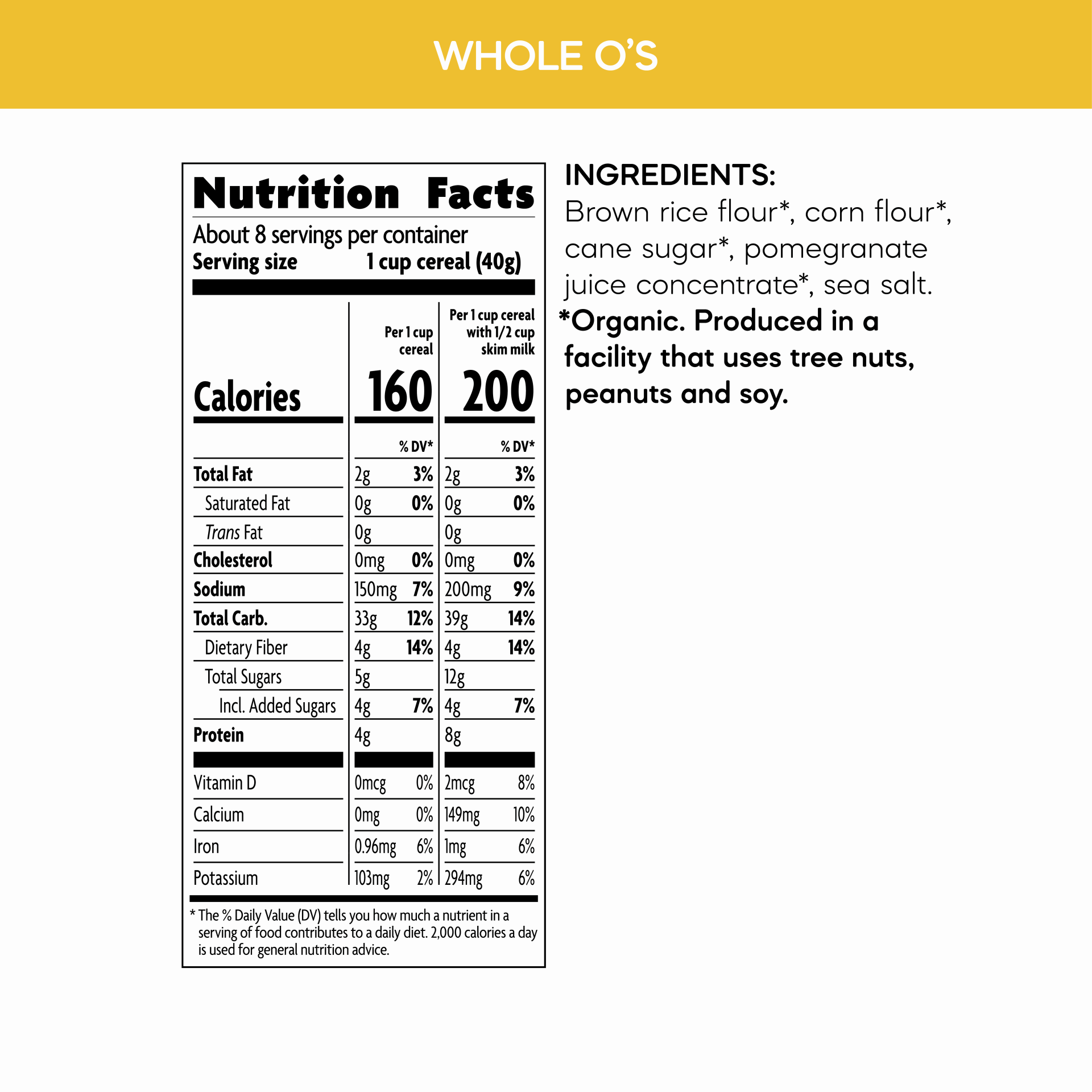 slide 6 of 6, Nature's Path Organic Whole O'S Cereal, 11.5 oz