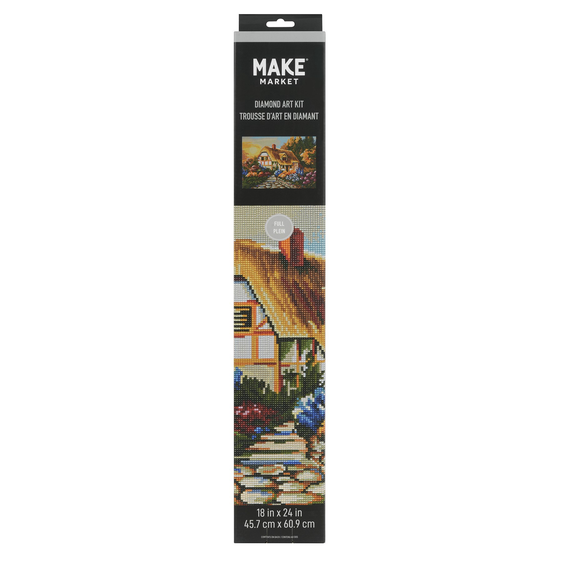 slide 6 of 6, Cottage Diamond Art Kit By Make Market, 18 in x 24 in