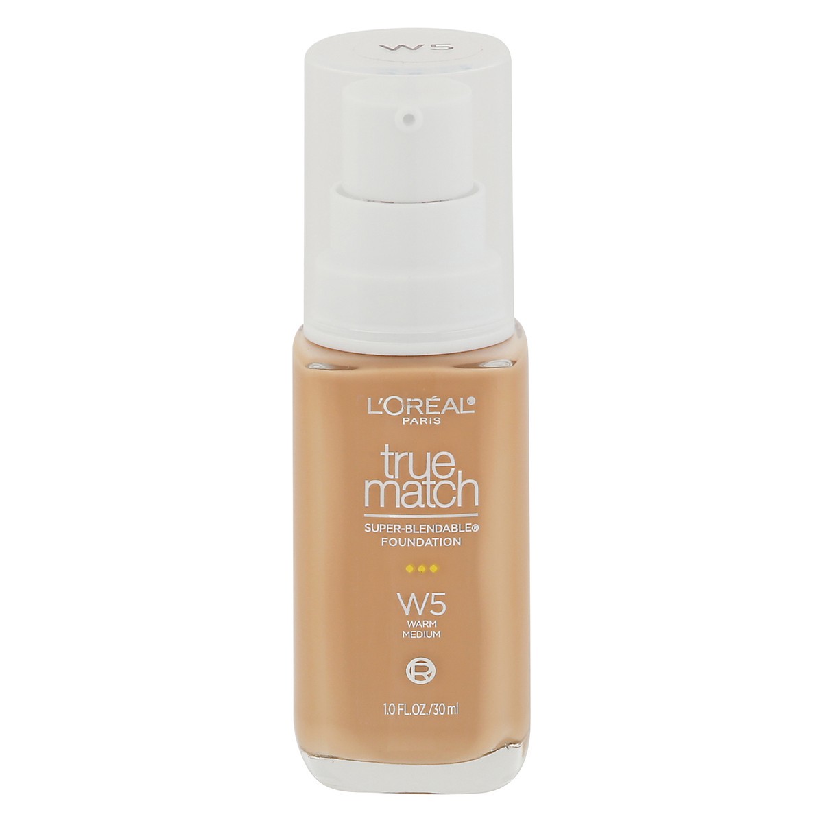 slide 1 of 9, L'Oréal True Match Warm Medium W5 Super-Blendable Foundation 1.0 fl oz, 1 fl oz