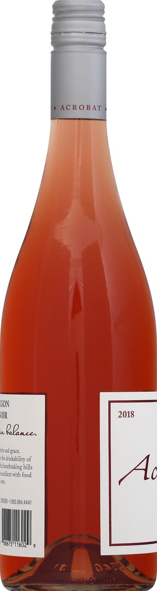 slide 2 of 10, Acrobat Rose Of Pinot Noir, 750 ml