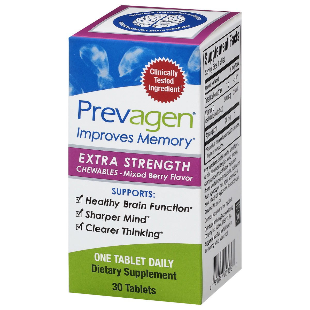 slide 3 of 9, Prevagen Improves Memory, 30 ct