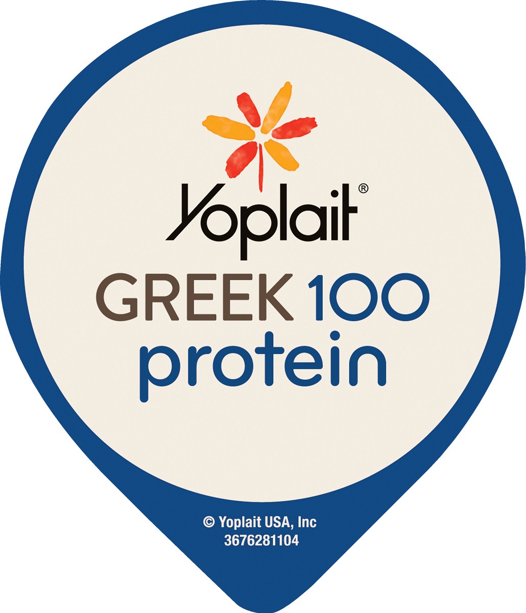 slide 9 of 13, Yoplait Greek 100 Protein Fat Free Strawberry Yogurt 5.3 oz, 5.3 oz