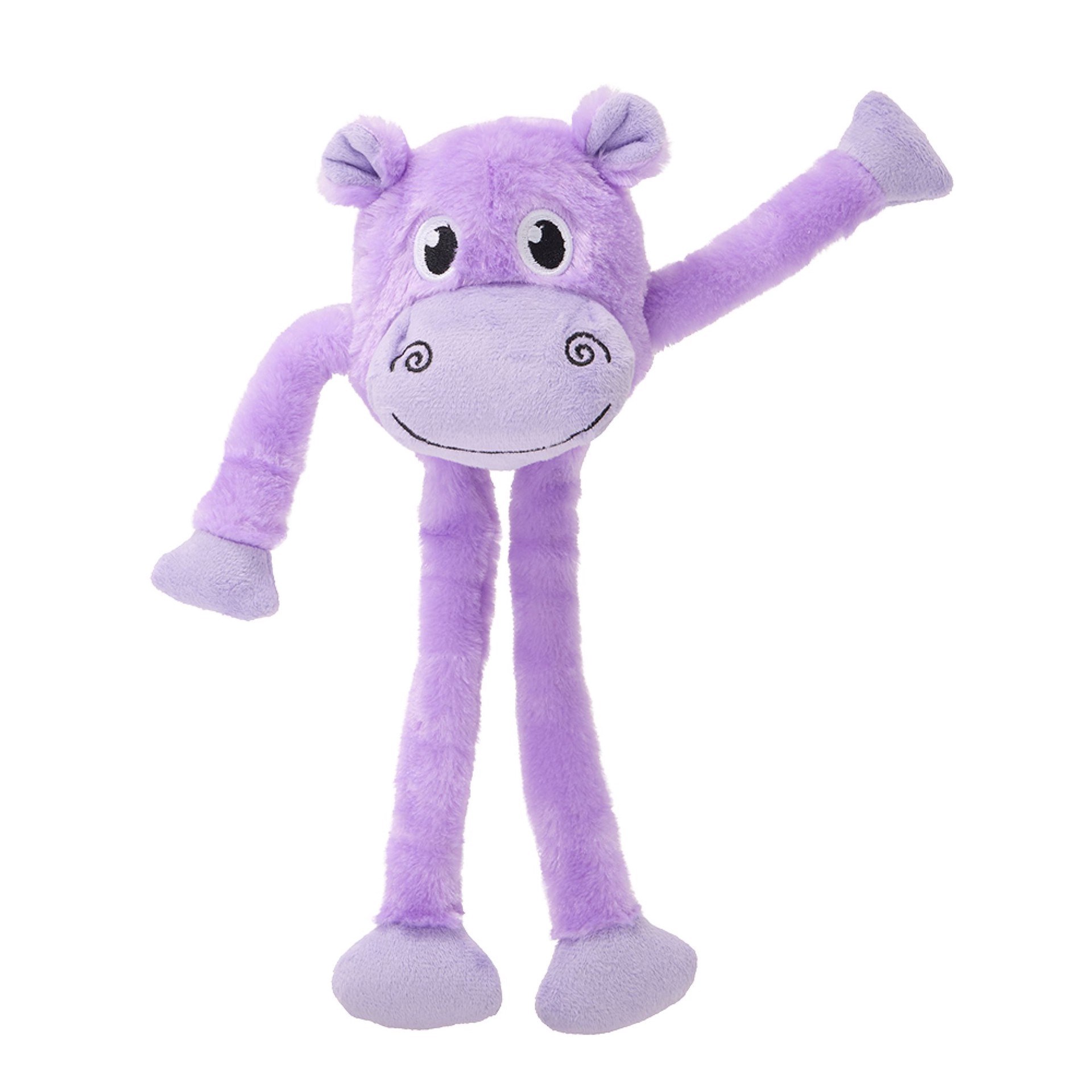 slide 1 of 1, Joyhound Crazy Comfy Hippo Squeaker Tug Dog Toy, MED