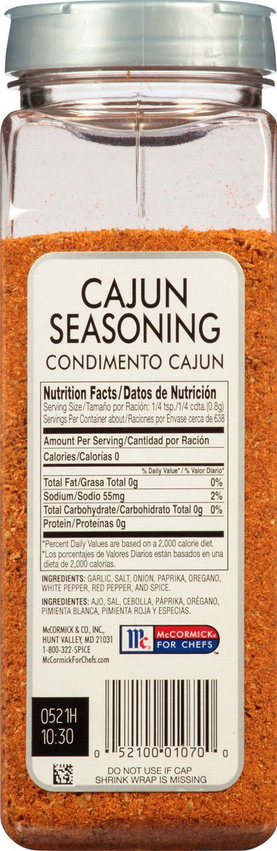 slide 9 of 9, McCormick Culinary Cajun Seasoning, 18 oz, 18 oz