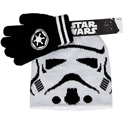 slide 1 of 1, Disney Star Wars Storm Trooper Knit Hat & Glove Set, 1 ct