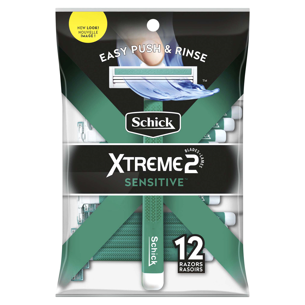 slide 1 of 3, Schick Xtreme2 Sensitive Men's Disposable Razors - 12ct, 12 ct