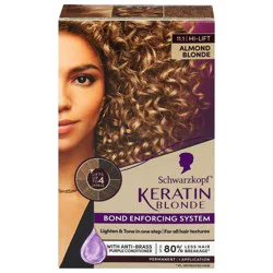 Schwarzkopf Keratin Blonde 11.1 Hi-Lift Almond Blonde Permanent Hair Color, 1 Each