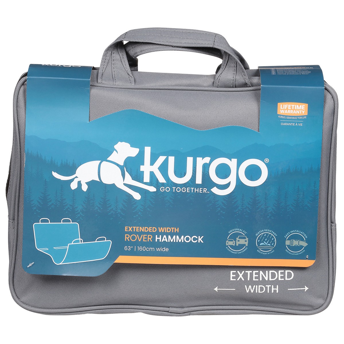 slide 1 of 11, Kurgo Rover Charcoal Hammock 1 ea, 1 ct