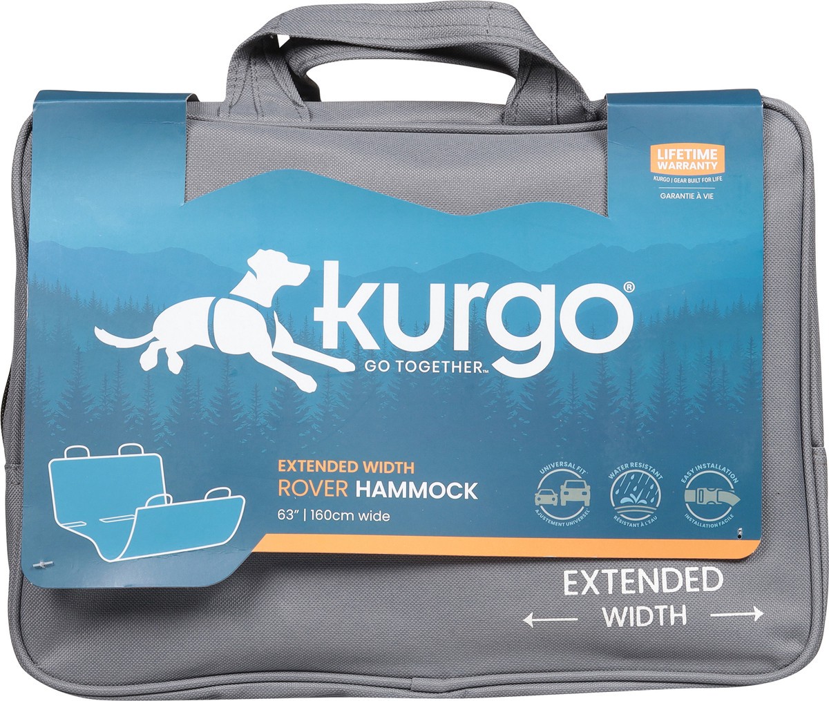 slide 4 of 11, Kurgo Rover Charcoal Hammock 1 ea, 1 ct