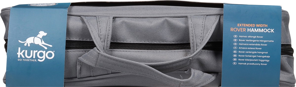 slide 11 of 11, Kurgo Rover Charcoal Hammock 1 ea, 1 ct
