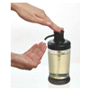 slide 5 of 13, InterDesign Gia Soap Pump - Clear/Black, 1 ct