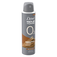 slide 8 of 9, Dove Men+Care Aluminum Free Dry Spray Sandalwood + Amber, 4 oz, 4 oz