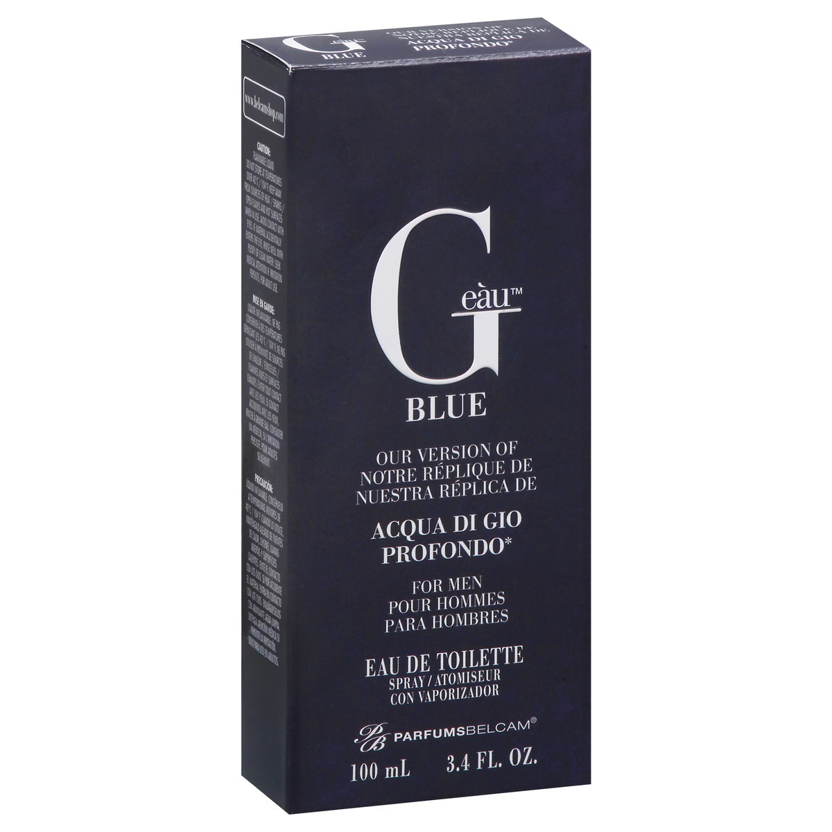 slide 13 of 13, PB ParfumsBelcam For Men Blue Spray 3.4 fl oz, 3.4 fl oz