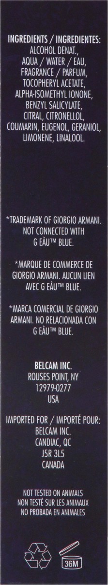 slide 5 of 13, PB ParfumsBelcam For Men Blue Spray 3.4 fl oz, 3.4 fl oz